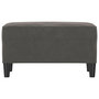 Voir la diapositive 3 : VIDAXL Banc Gris fonce 70x35x41 cm Velours