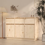 VIDAXL Buffet 110x34x75 cm Bois massif de pin