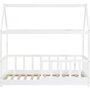 Voir la diapositive 4 : Habitat et Jardin Lit cabane pour enfant  Mila  - 90 x 190 cm - Blanc