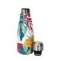 Voir la diapositive 2 : Paris Prix Bouteille Isotherme en Inox  Exotique  30cl Multicolore