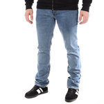 PANAME BROTHERS Jean Bleu Délavé Homme Noir Paname Brothers 200. Coloris disponibles : Bleu