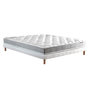 Voir la diapositive 4 : IDLITERIE Ensemble matelas mémoire de forme et mousse HR ZENITH avec sommier - confort français