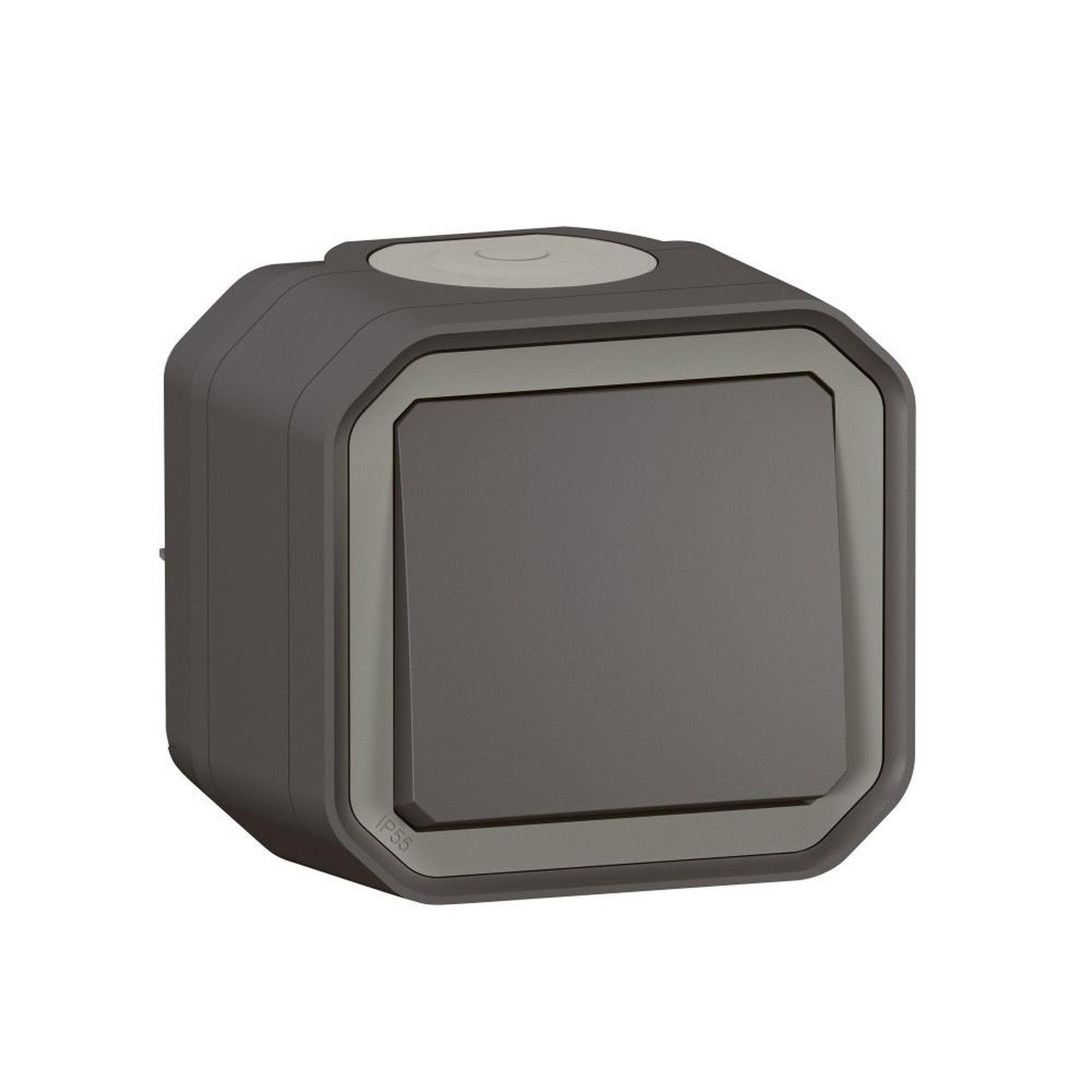 Legrand Interrupteur va-et-vient étanche prêt à poser, LEGRAND Plexo, anthracite