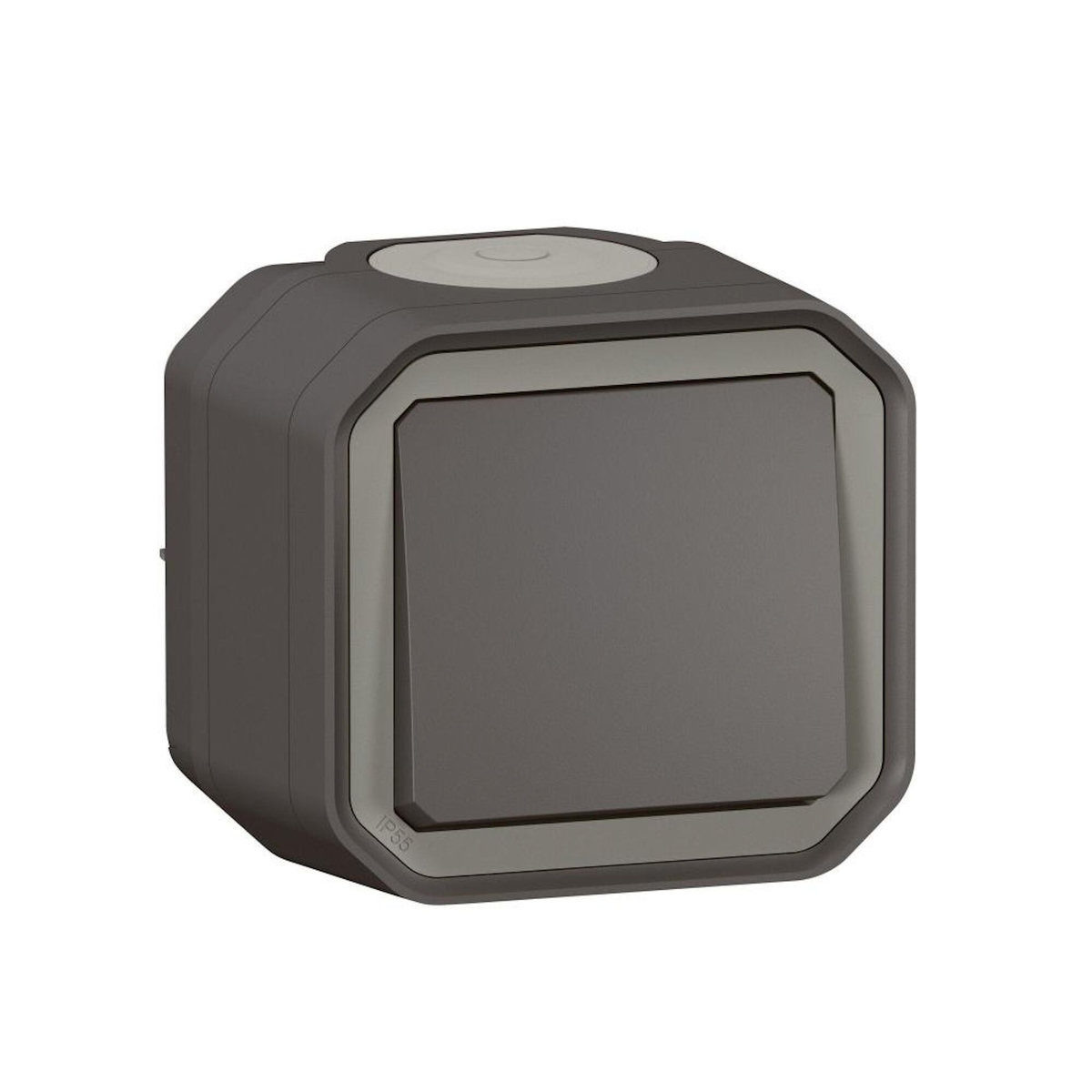 Legrand Interrupteur va-et-vient étanche prêt à poser, LEGRAND Plexo, anthracite