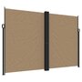 Voir la diapositive 2 : VIDAXL Auvent lateral retractable taupe 220x1000 cm