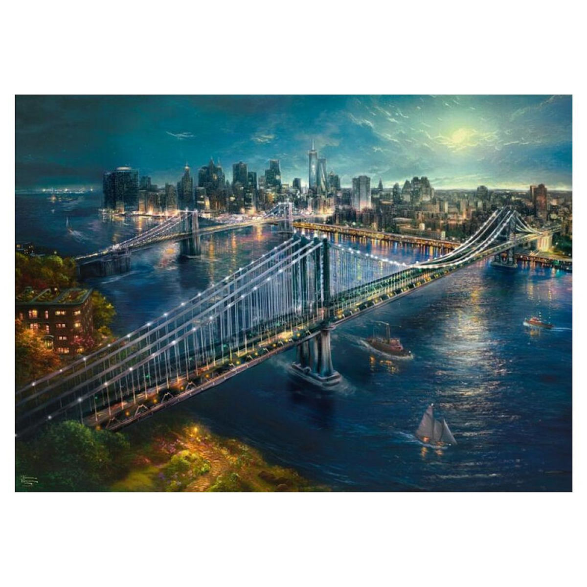 Schmidt Spiele Puzzle 2000 pcs Clair de lune a Manhattan