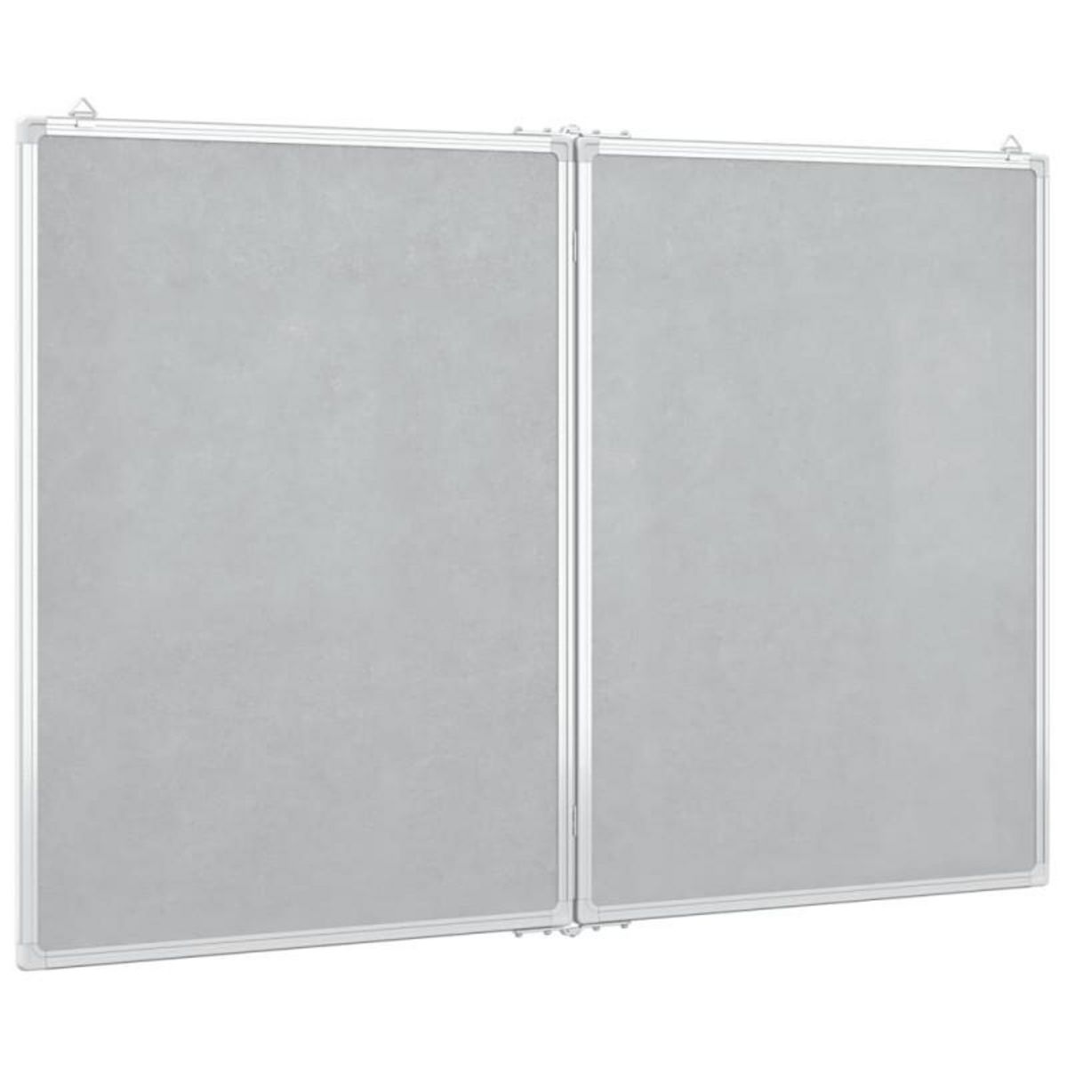 VIDAXL Tableau blanc magnétique pliable 100x80x1,7 cm aluminium