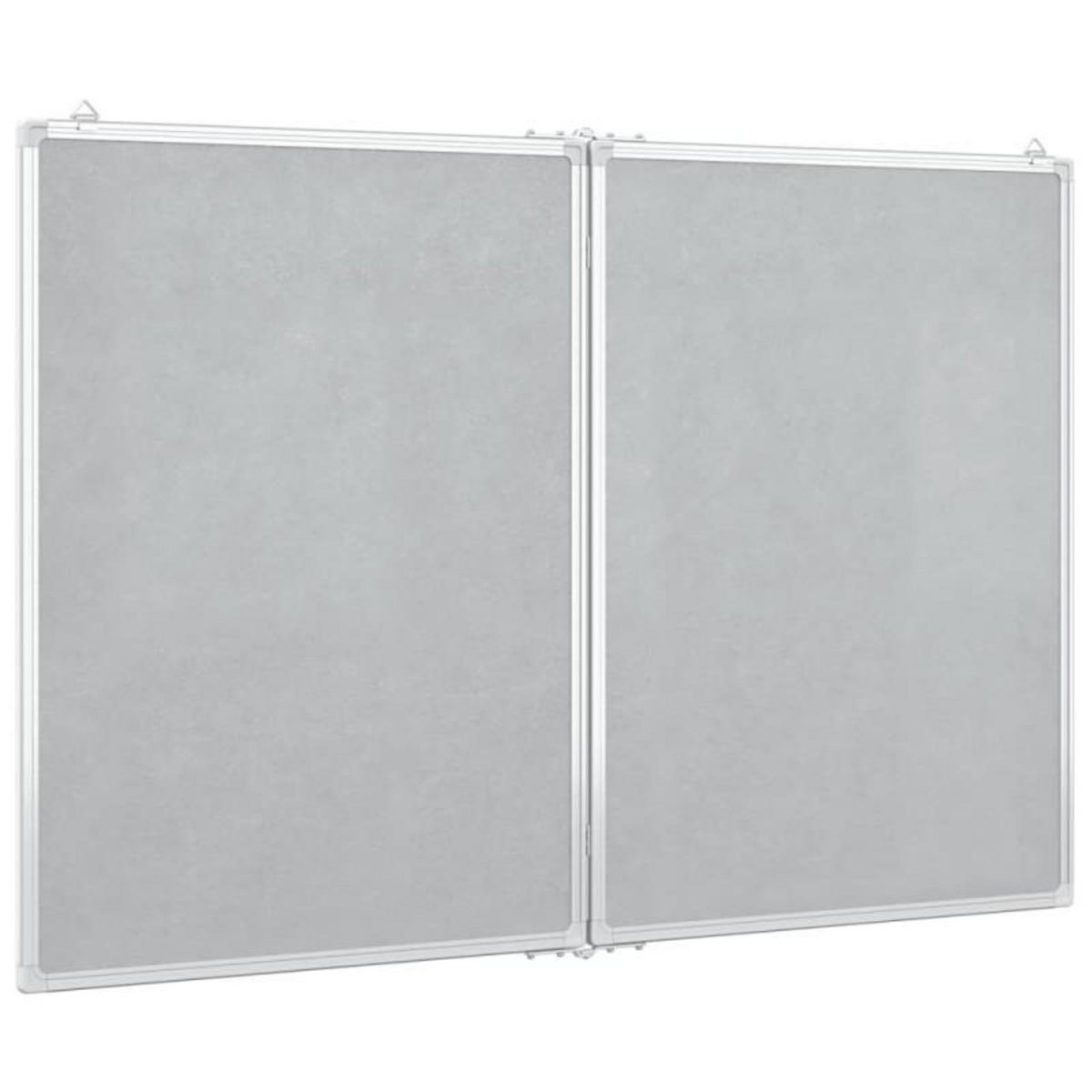 VIDAXL Tableau blanc magnétique pliable 100x80x1,7 cm aluminium