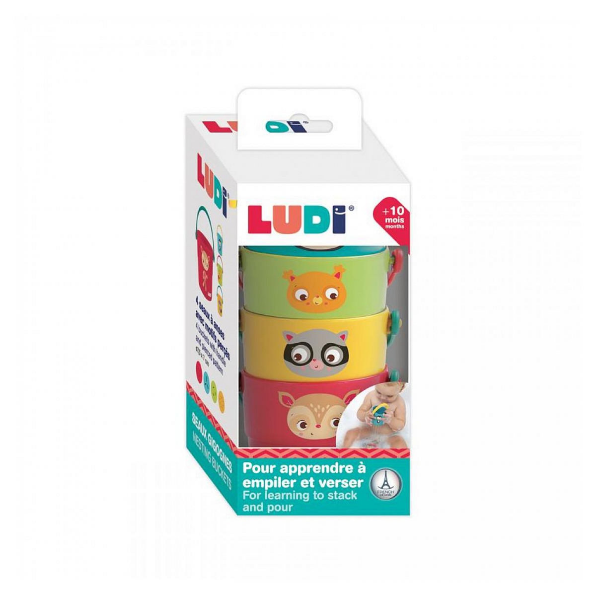 LUDI Seaux gigognes  10 mois+