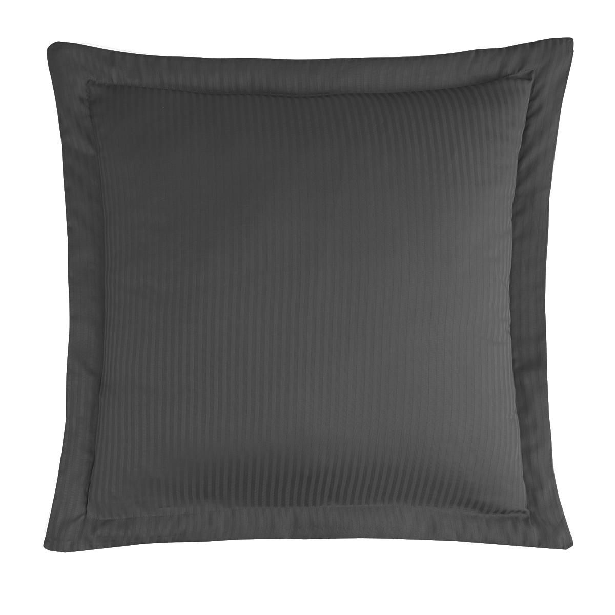 Sensei Maison Lot de 2 taies d'oreiller rayées en satin de coton 120 fils VERSALUXE