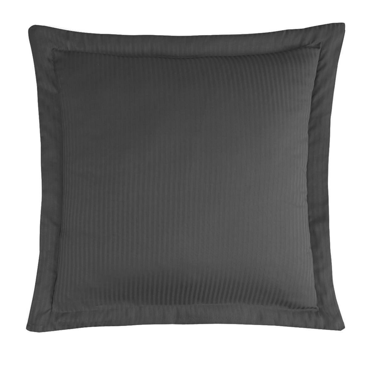 Sensei Maison Lot de 2 taies d'oreiller rayées en satin de coton 120 fils VERSALUXE