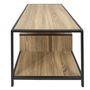 Voir la diapositive 4 : The Home Deco Factory Table basse industrielle