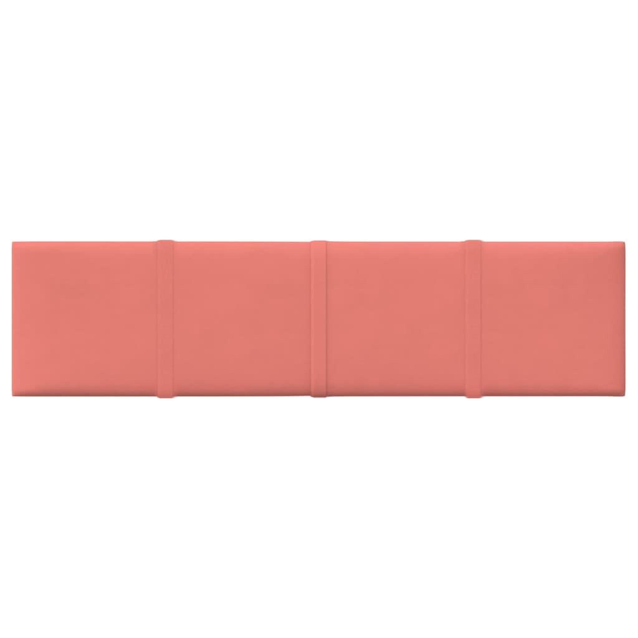 Voir la diapositive 3 : VIDAXL Panneaux muraux 12 pcs Rose 60x15 cm Velours 1,08 m^2