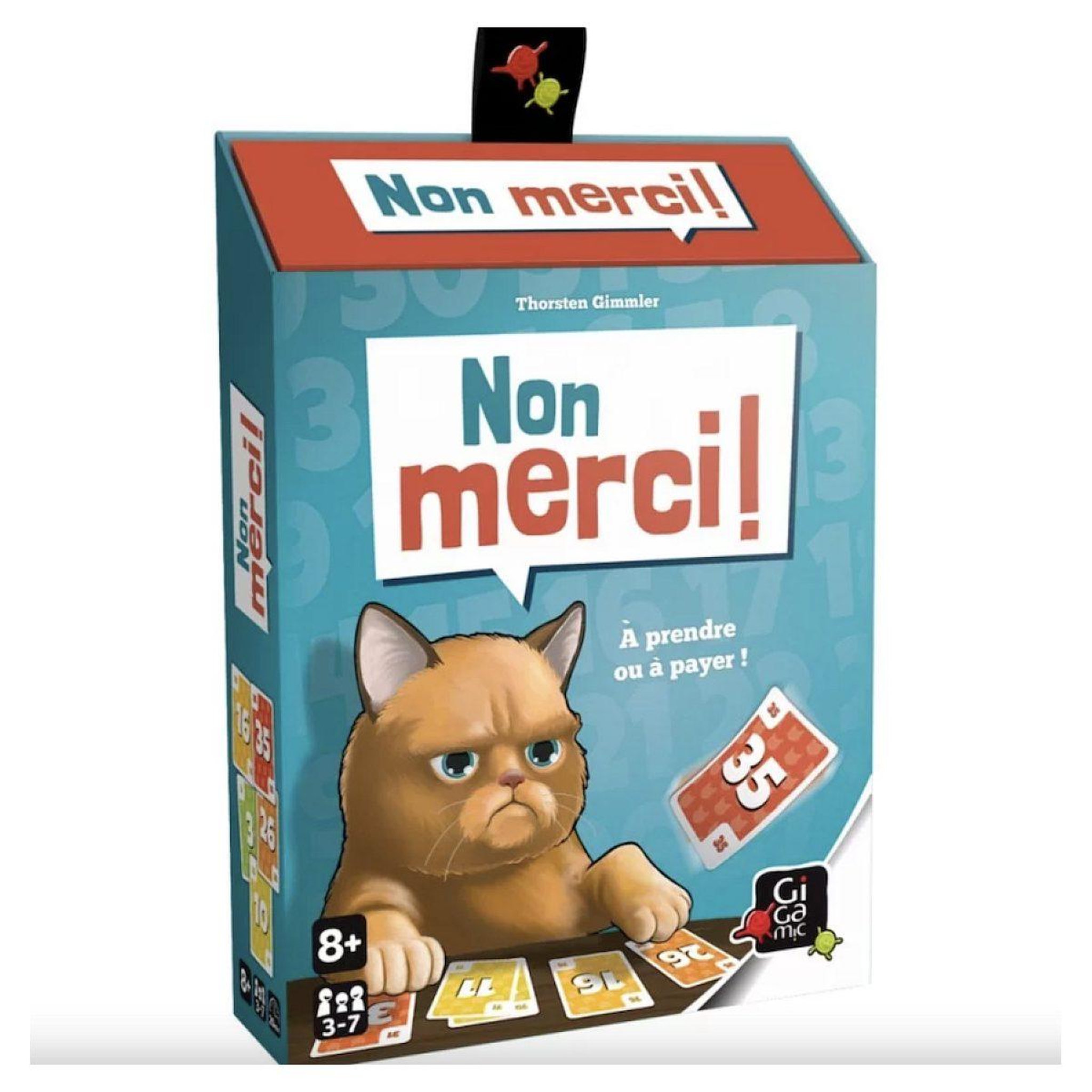 Gigamic Non merci! - jeu de cartes - edition 2024 -