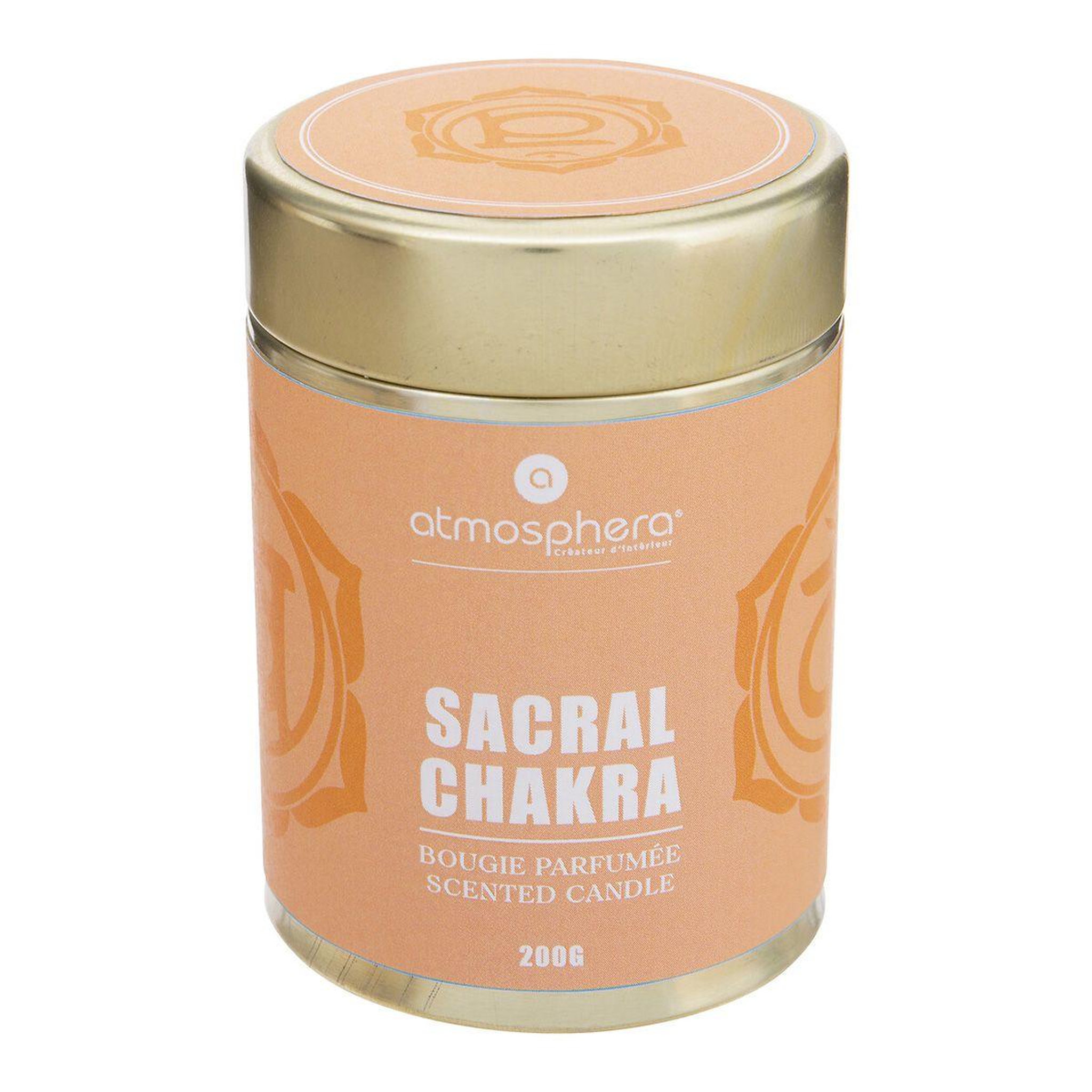 ATMOSPHERA Bougie parfumée  chakra  200g orange sacré