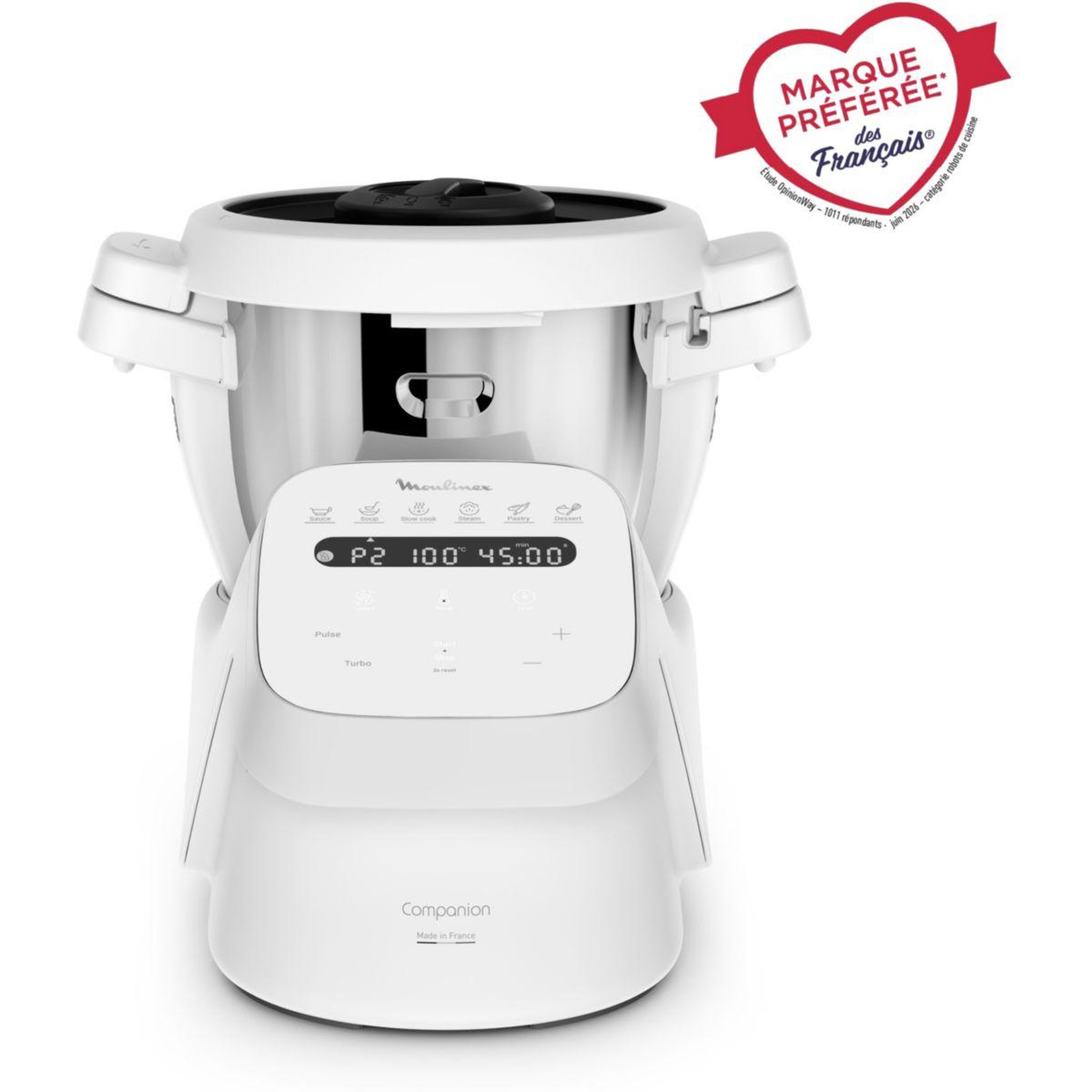 Voir la diapositive 2 : MOULINEX Robot cuiseur companion xl 14 fonctions hf840110