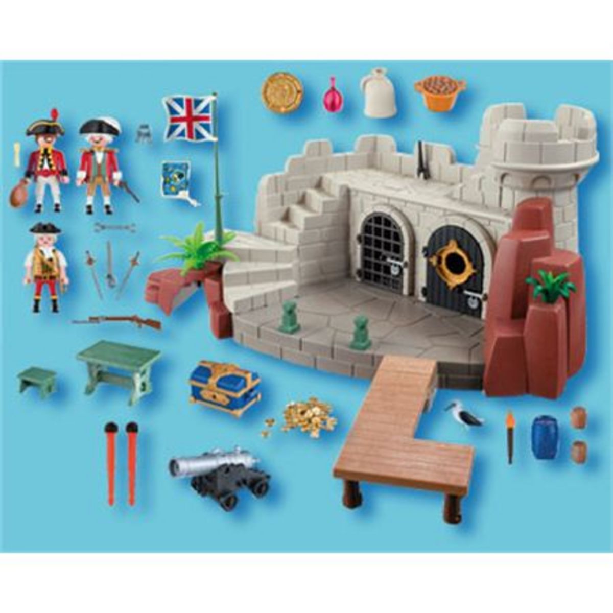 PLAYMOBIL 5139 Fort soldats britanique