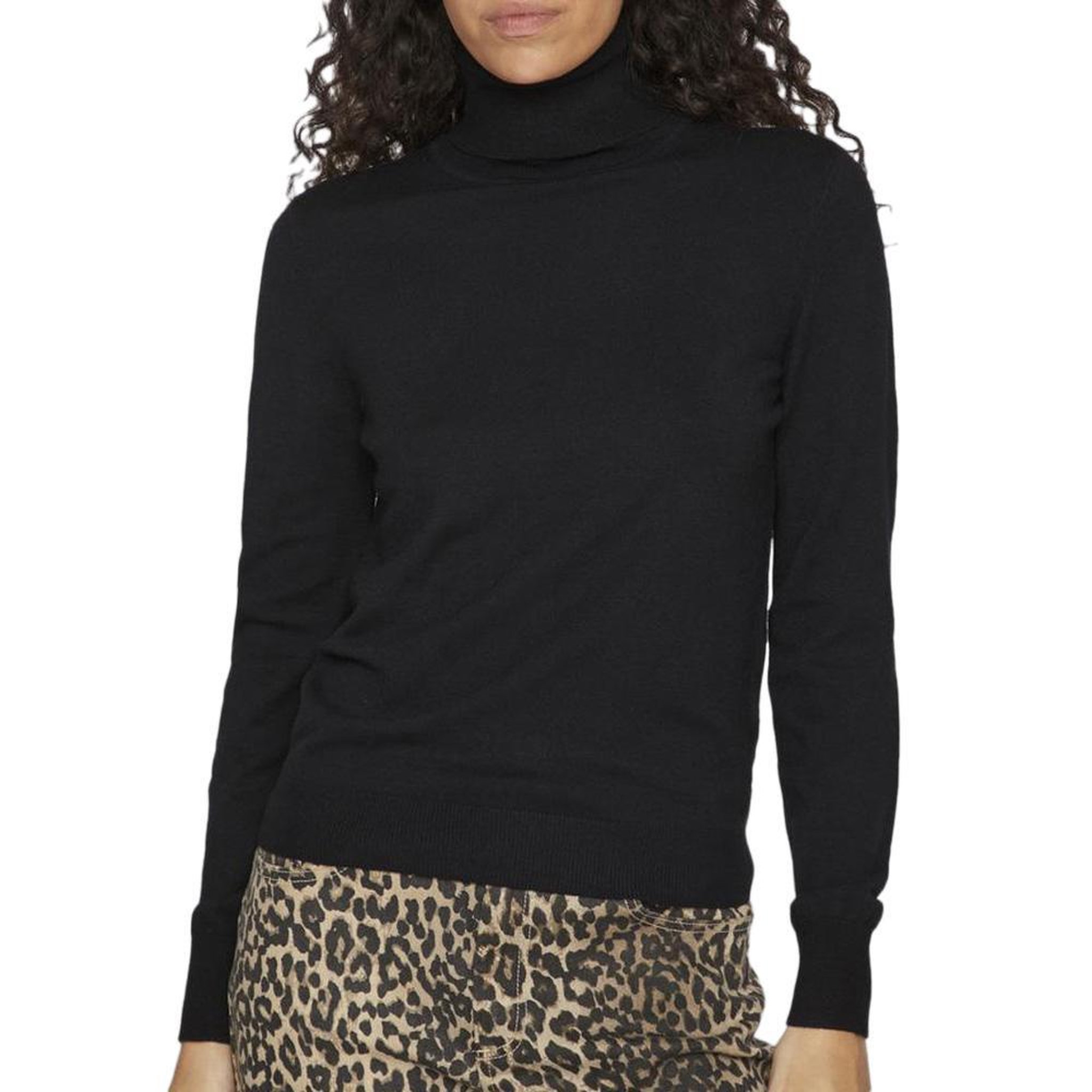 Vila Pull Noir Femme Vila Comfy 14097994. Coloris disponibles : Noir