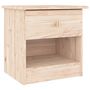 Voir la diapositive 2 : VIDAXL Table de chevet ALTA 41x35x41 cm bois de pin massif