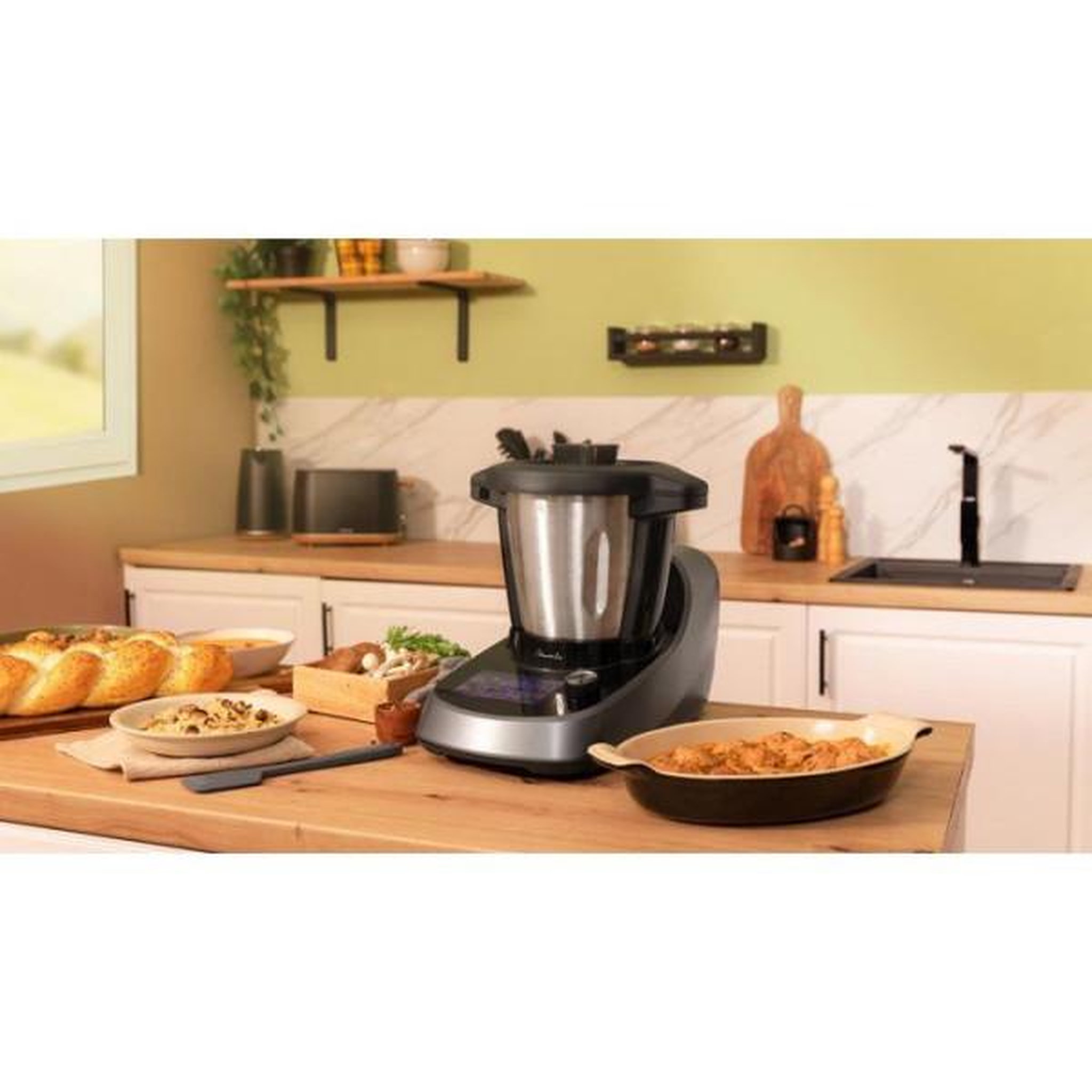 Voir la diapositive 4 : CECOTEC Robot multifonction Cecotec Mambo Touch Noir