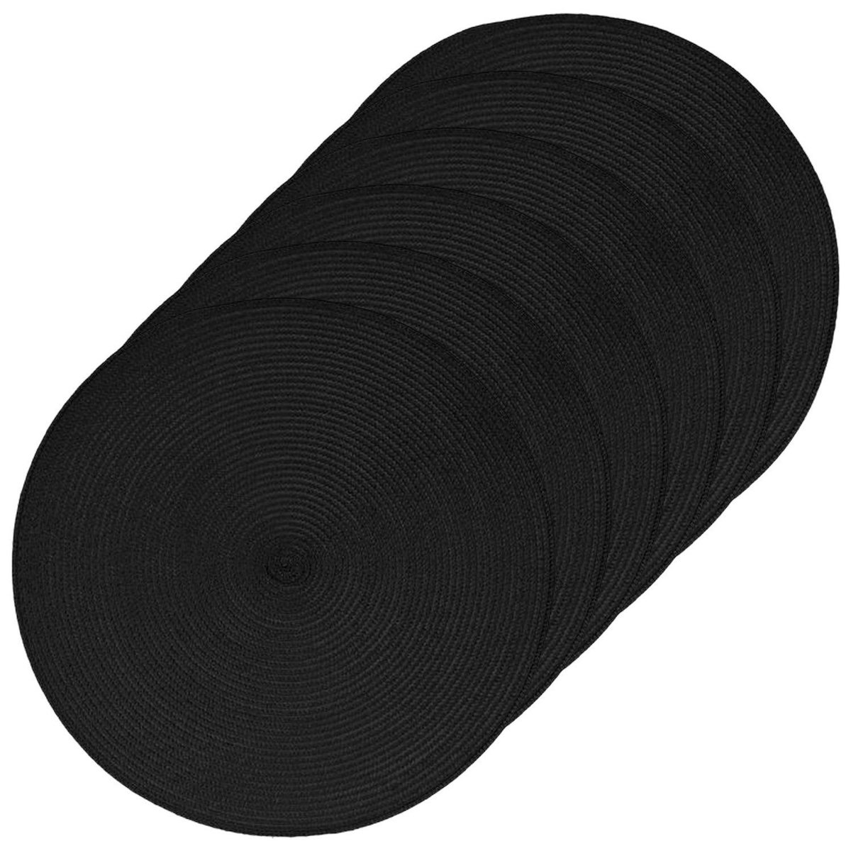 SECRET DE GOURMET Lot 6x Set de table Tressé Rond