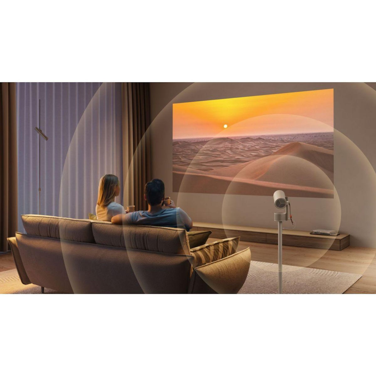 XGIMI Vidéoprojecteur portable MoGo 3 Pro + support