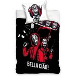 Home collection Parure housse de couette 140x200cm 100%coton 57fils casa de papel