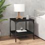 Voir la diapositive 3 : VIDAXL Tables d'appoint 2 pcs Noir 40x40x40 cm Bois d'ingenierie