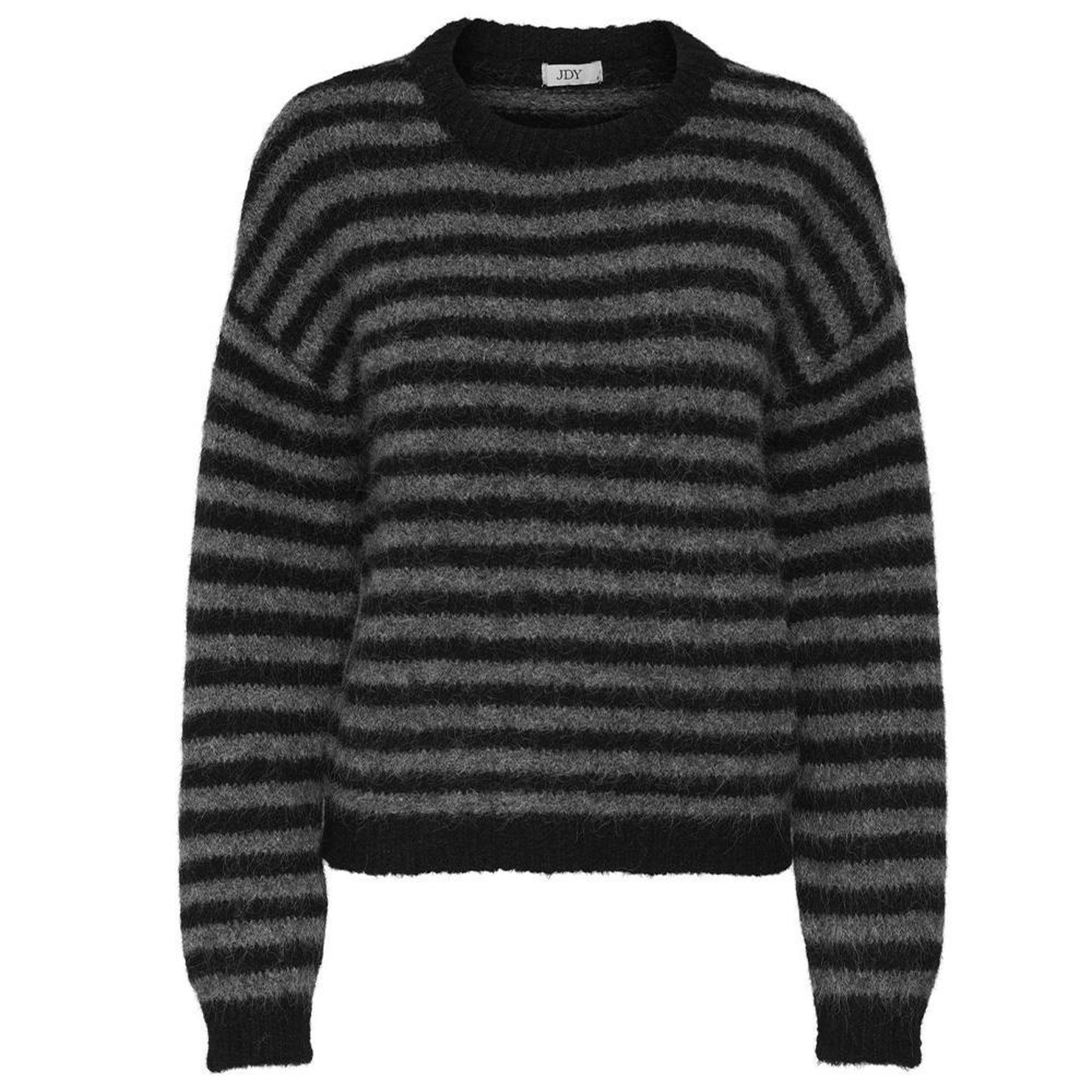 JACQUELINE DE YONG Pull /Gris Femme JDY Zoey. Coloris disponibles : Noir
