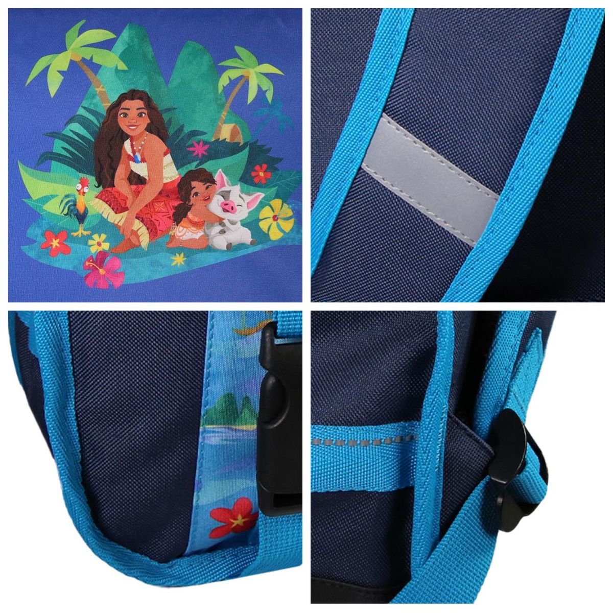Bagtrotter Cartable Vaiana 38 cm bleu 2 compartiments école primaire – bagtrotter