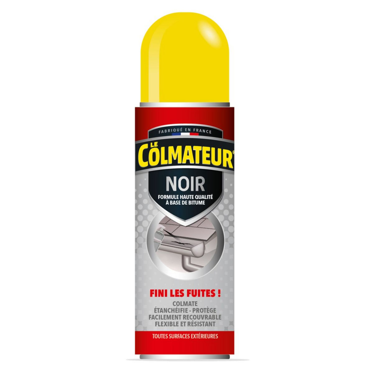 Colmateur en spray de couleur noir