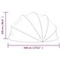 Voir la diapositive 6 : VIDAXL Dome de piscine 440 x 220 cm