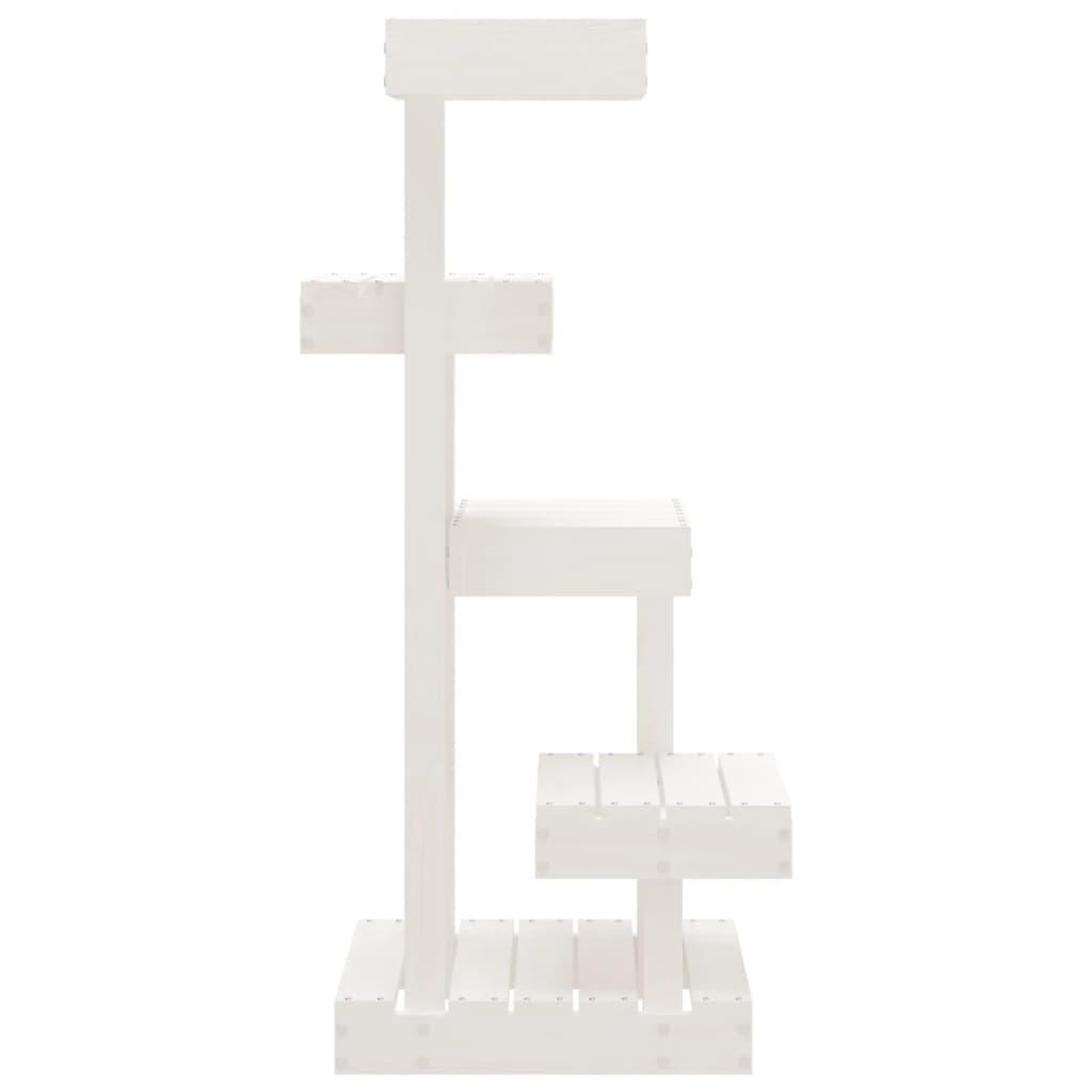 Voir la diapositive 5 : VIDAXL Arbre a chat Blanc 45,5x49x103 cm Bois de pin massif