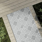 VIDAXL Tapis d'exterieur ARAKIL gris 80 x 250 cm PP