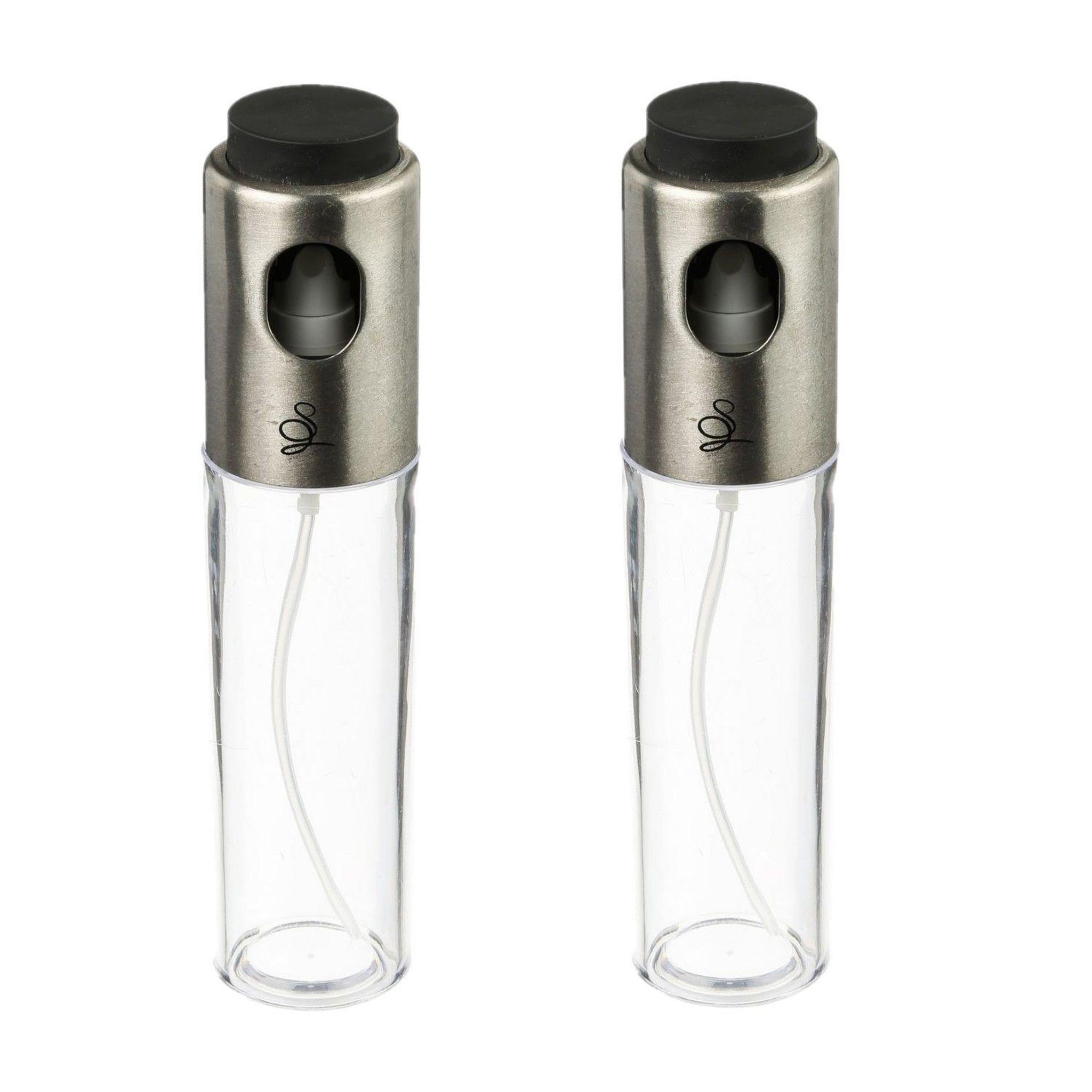 TOILINUX Lot de 2 vaporisateurs pour huile et vinaigre - transparent