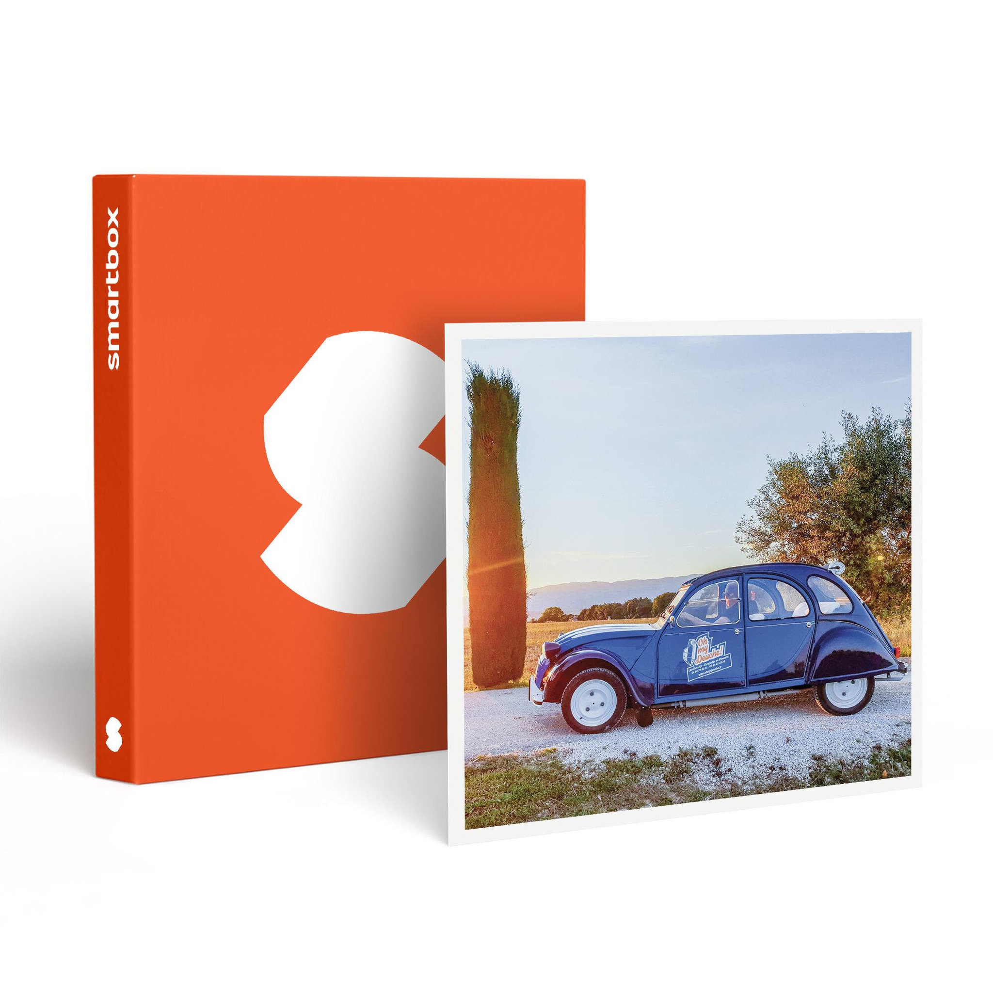Smartbox Balade romantique en 2 cv sur fond de coucher de soleil en provence - coffret cadeau sport & aventure
