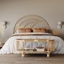 Voir la diapositive 5 : Rendez vous déco Tête de lit en rotin naturel 140 cm - Séléné