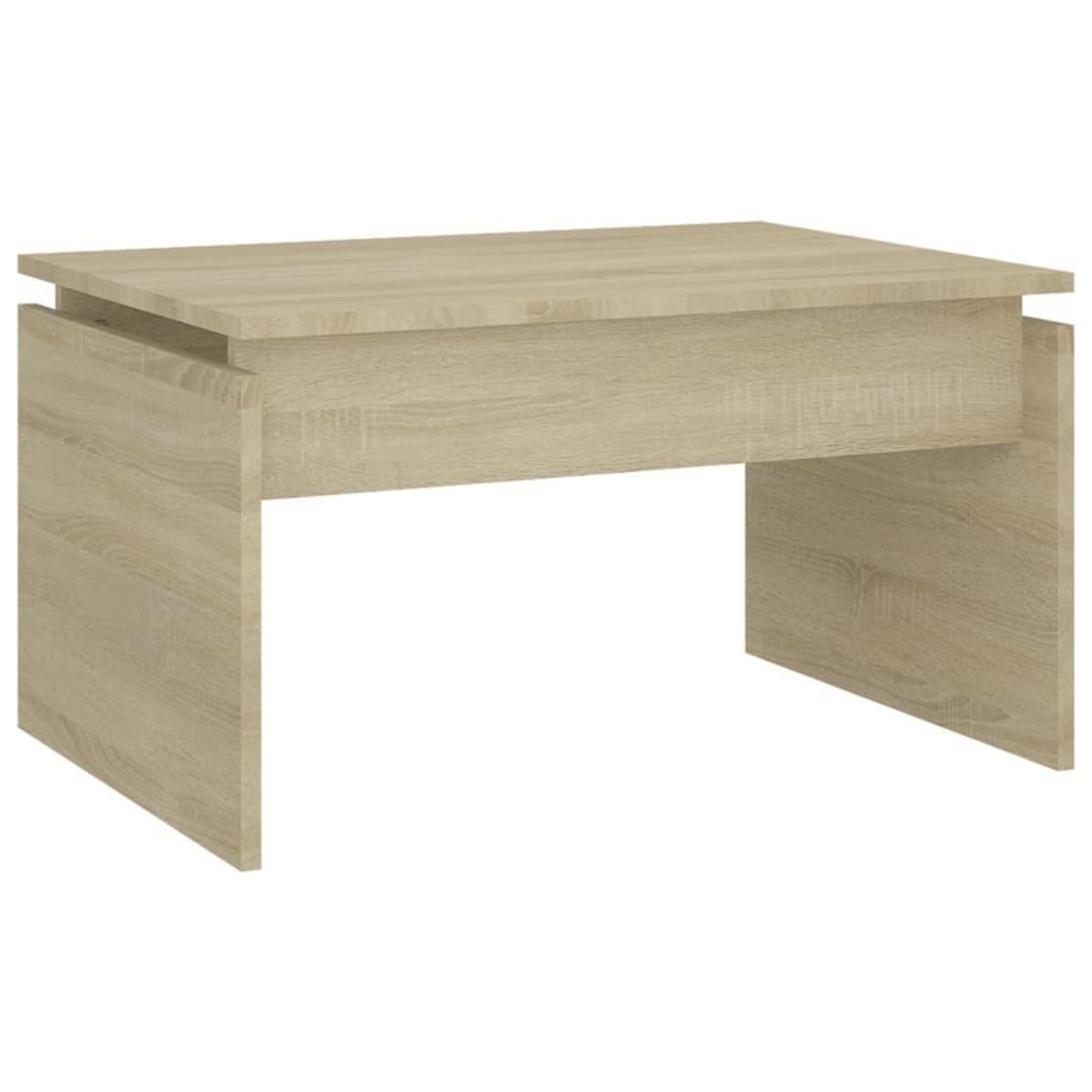 VIDAXL Table basse chene sonoma 68x50x38 cm bois d'ingenierie