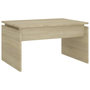 Voir la diapositive 2 : VIDAXL Table basse chene sonoma 68x50x38 cm bois d'ingenierie