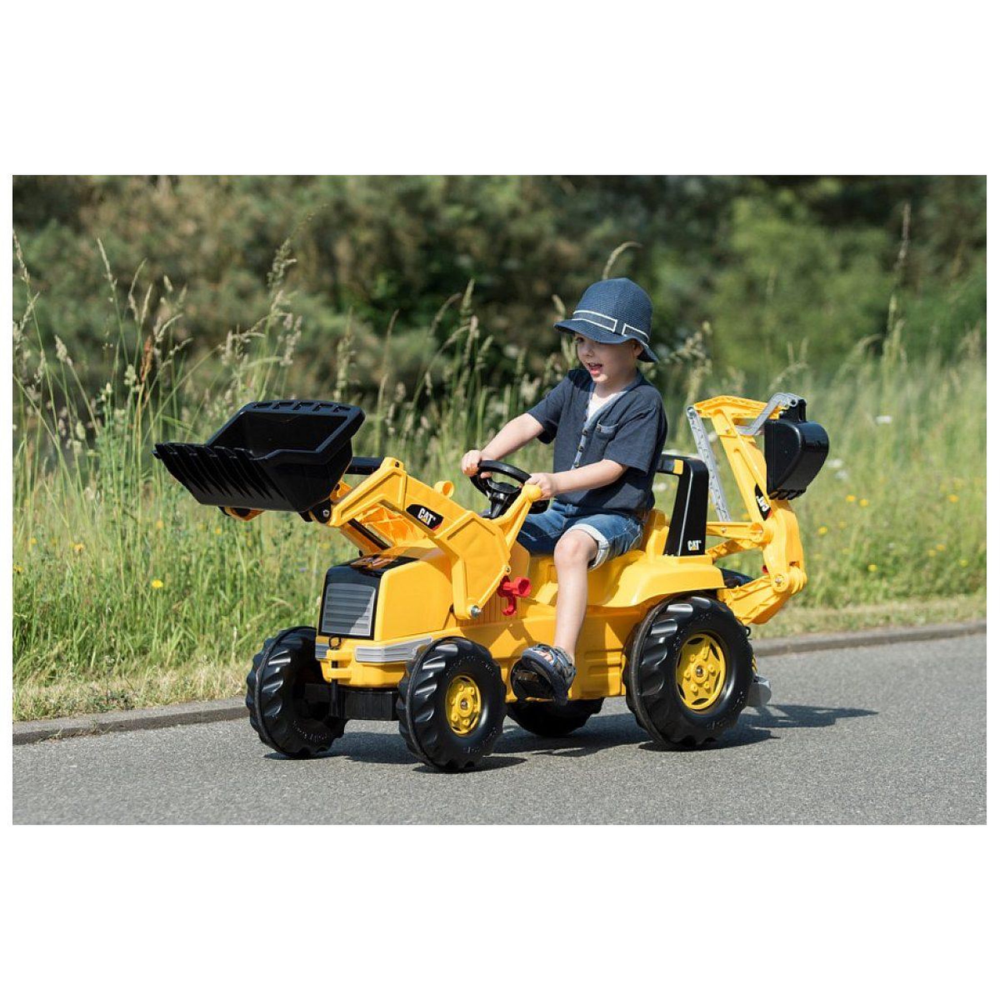 Voir la diapositive 2 : ROLLY TOYS Tracteur a pédales rollyjunior cat