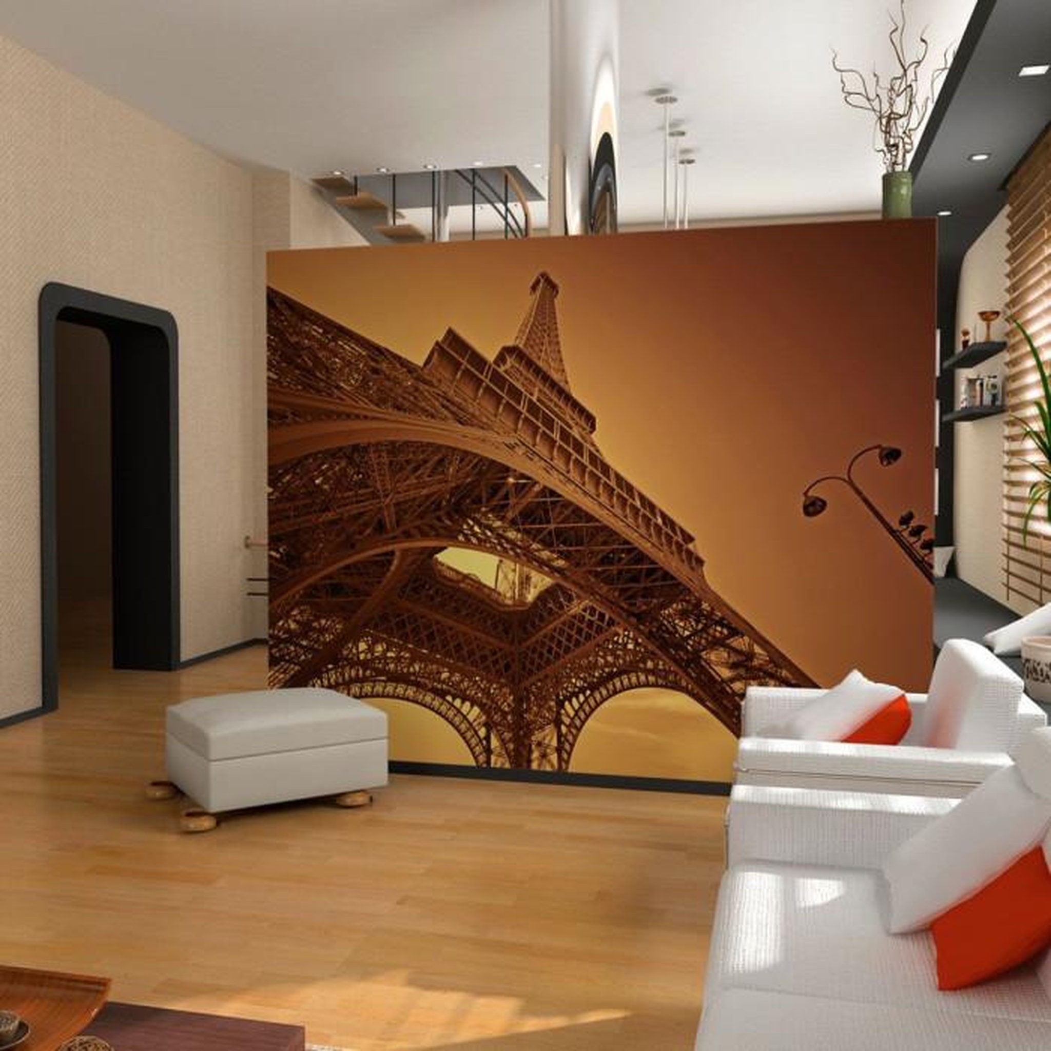 Paris Prix Papier Peint  Puissance de Paris. Coloris disponibles : Multicolore