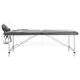 Voir la diapositive 2 : VIDAXL Table de massage 2 zones Cadre en aluminium Anthracite 186x68cm