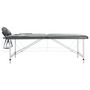 Voir la diapositive 2 : VIDAXL Table de massage 2 zones Cadre en aluminium Anthracite 186x68cm