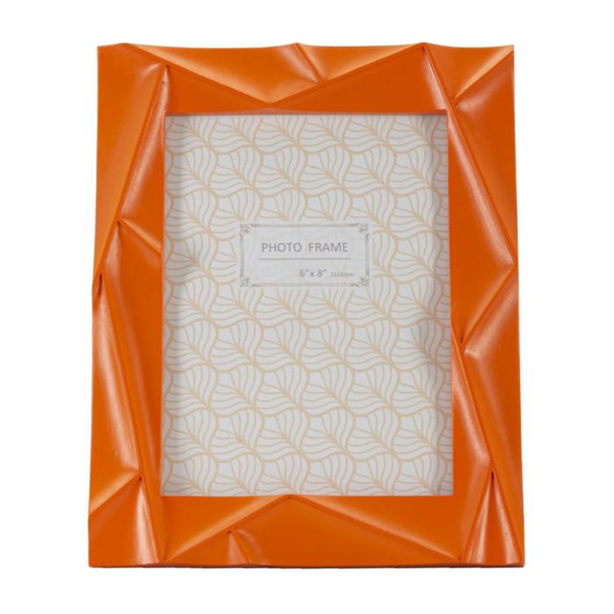 Voir la diapositive 2 : Paris Prix Cadre Photo Déco en Résine  Orangy  15x20cm Orange