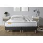 Voir la diapositive 6 : SEPTNUITS Pack matelas Memo + double sommiers gris + 2 oreillers mémoire de forme