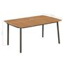 Voir la diapositive 6 : VIDAXL Ensemble a manger de jardin 7 pcs Resine tressee Noir