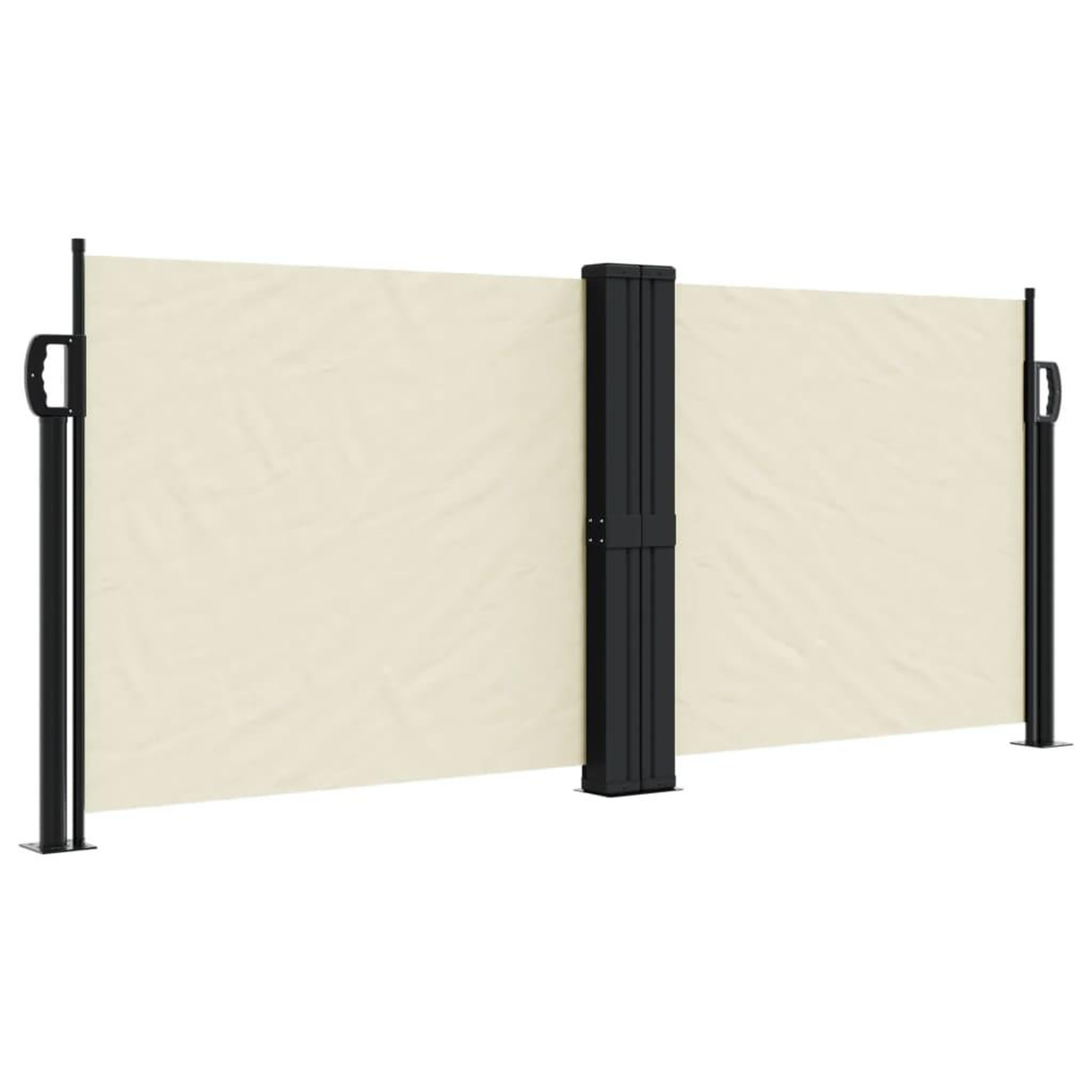 Voir la diapositive 2 : VIDAXL Auvent lateral retractable creme 100x1000 cm