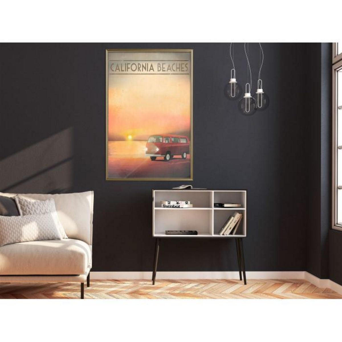 Paris Prix Affiche Murale Encadrée  Old Bus