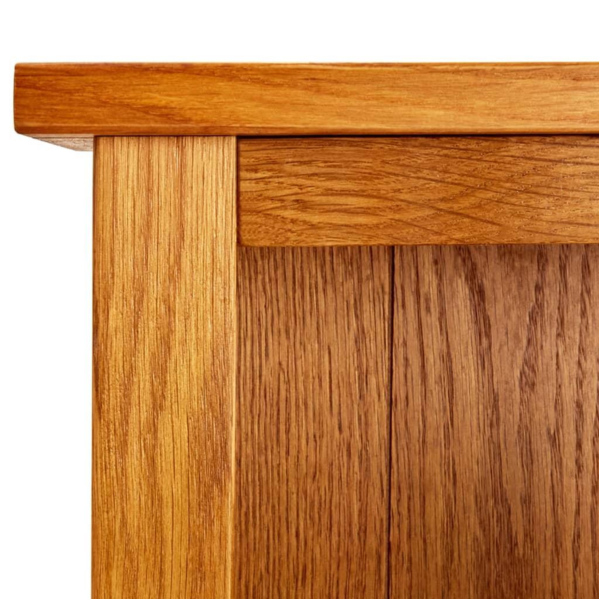 Voir la diapositive 5 : VIDAXL Bibliotheque a 4 niveaux 45x22x110 cm Bois de chene massif
