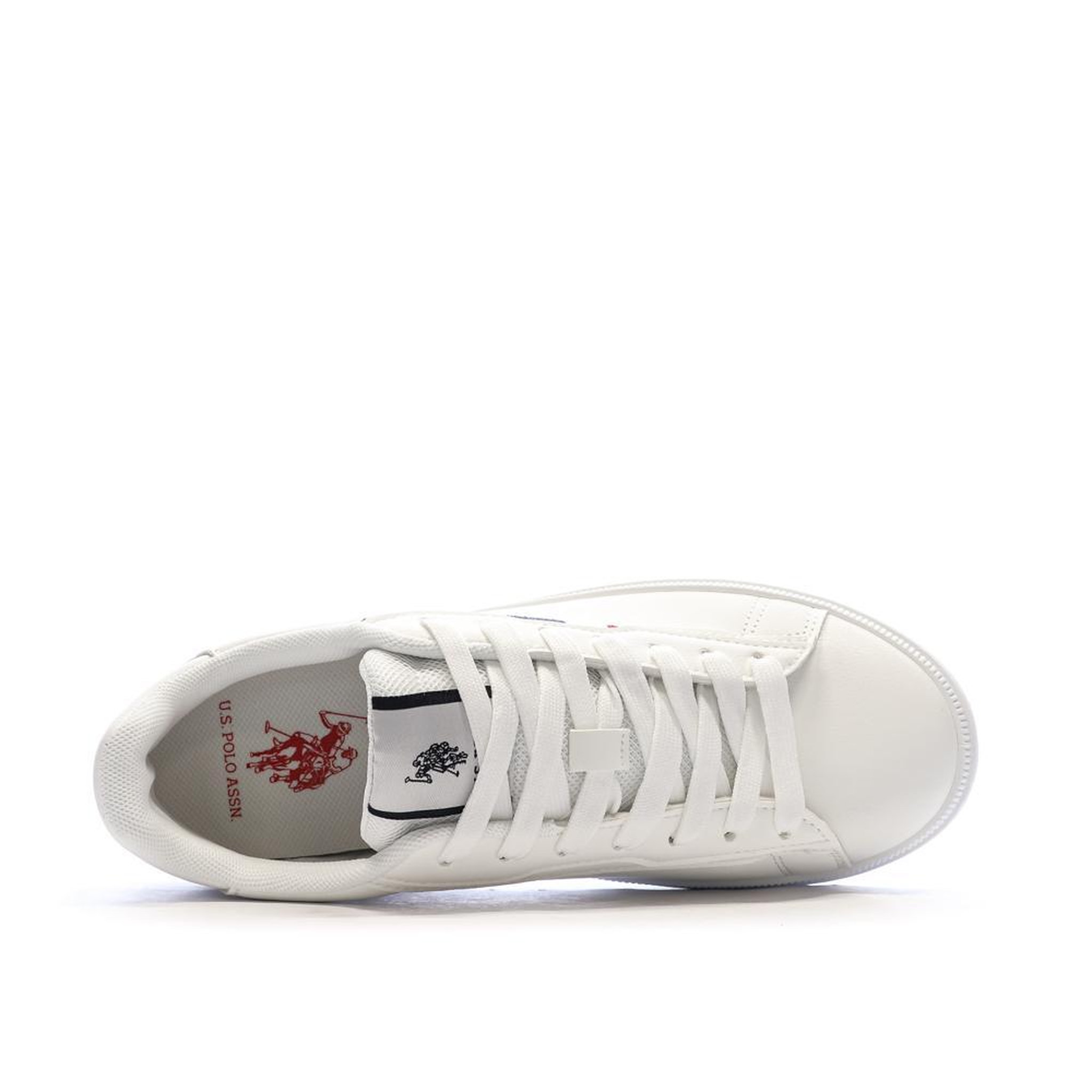 Voir la diapositive 4 : U.S. Polo Assn. Baskets Blanches Homme US Polo ASSN Everyday